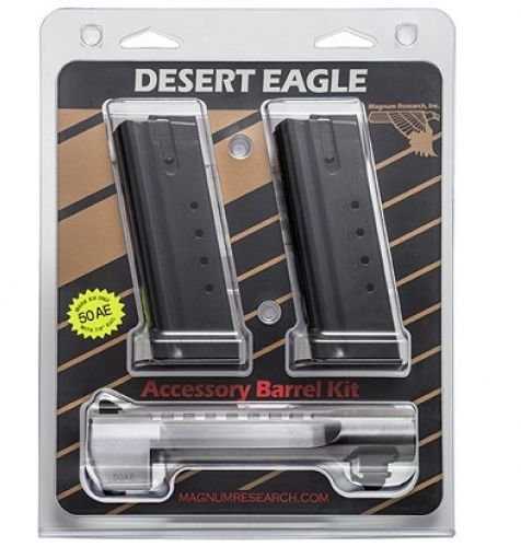 Magnum Research Barrel Desert Eagle 50AE 6 SS with 2 Magazines Clam Pack